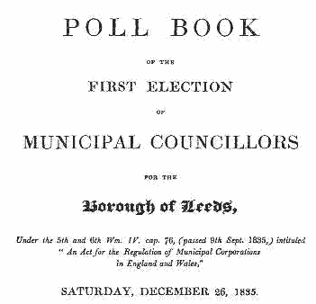 Poll Book 1835